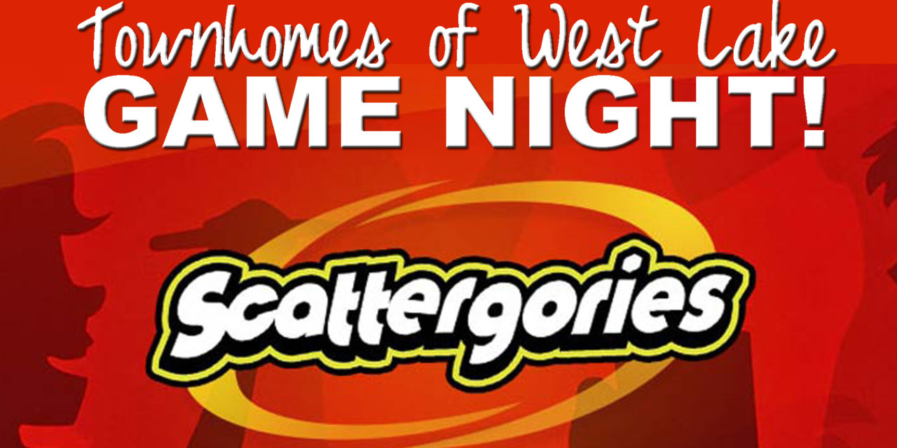 Family Game Night: Scattergories – Sunday, April 21