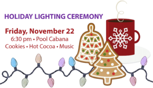 Holiday Lighting Ceremony, Cookies & Hot Cocoa @ West Lake Cabana