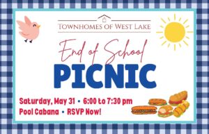 West Lake End of Summer Picnic - RSVP Now! @ Pool cabana